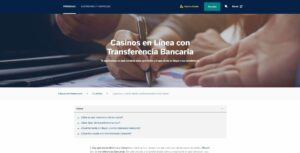 Casinos en Línea con Transferencia Bancaria