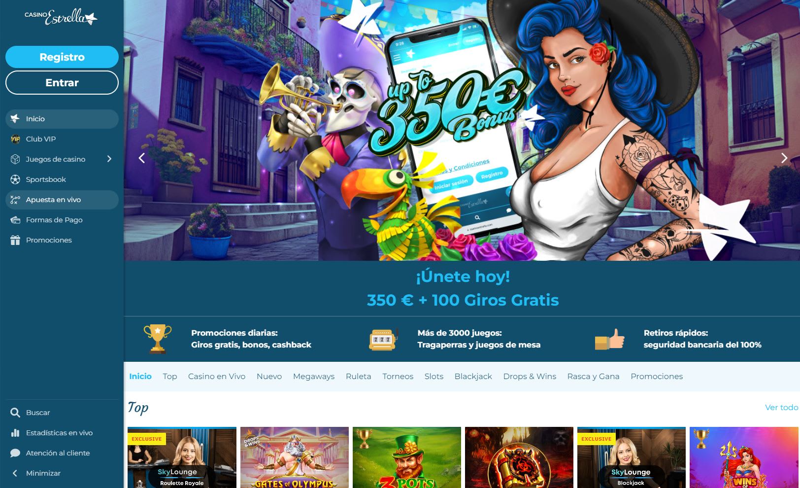 Casino Estrella en Español